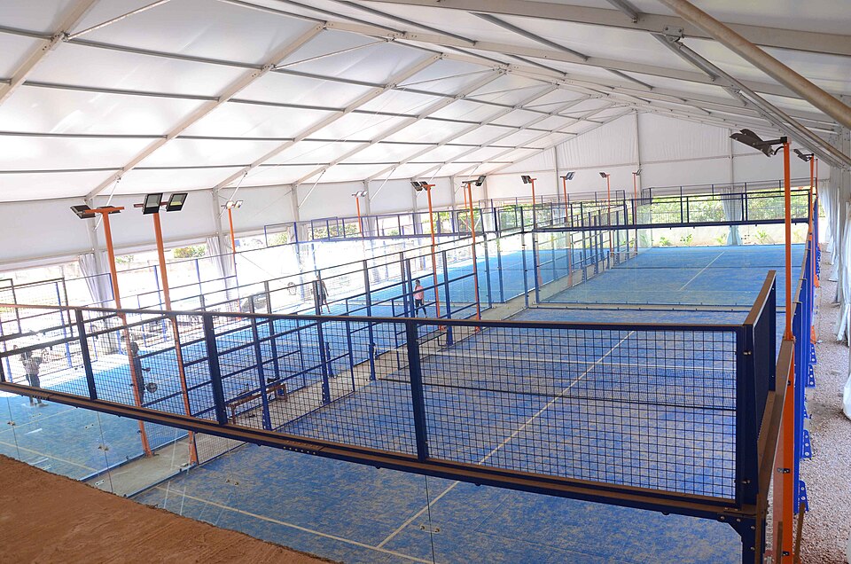 Real padel courts at Herman Padel Centre in Uganda